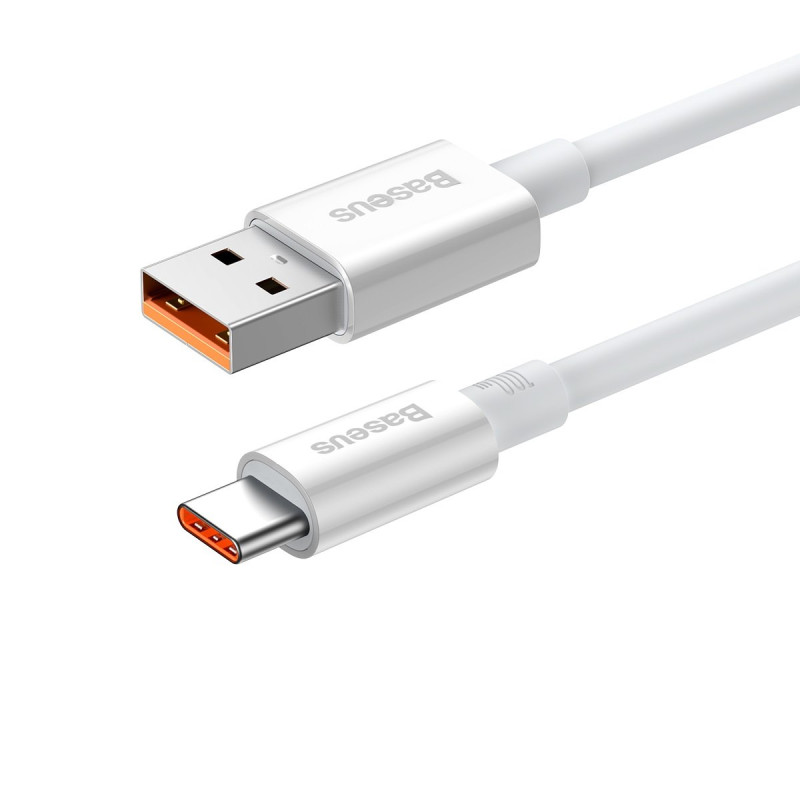 Superior Series USB-A – USB-C greito įkrovimo laidas 100W 480Mb/ s 2m baltas