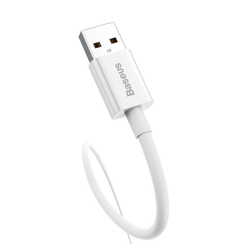 Superior Series USB-A – USB-C greito įkrovimo laidas 100W 480Mb/ s 2m baltas