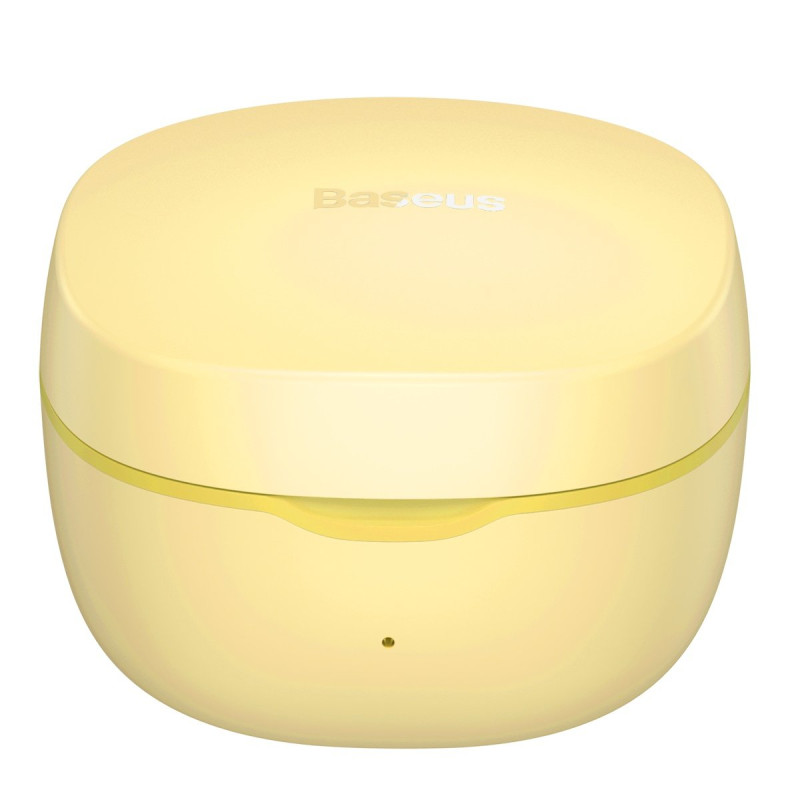 Encok WM01 TWS Bluetooth 5.3 į ausis įdedamos belaidės ausinės geltonos spalvos