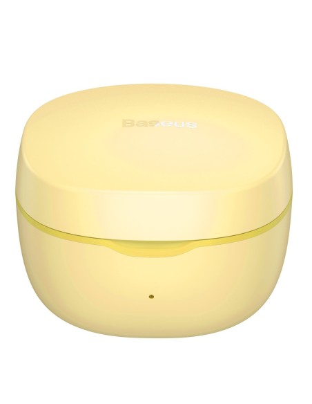 Encok WM01 TWS Bluetooth 5.3 į ausis įdedamos belaidės ausinės geltonos spalvos Encok WM01 TWS Bluetooth 5.3 į ausis įdedamos belaidės ausinės geltonos spalvos