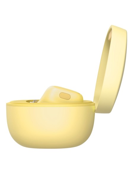 Encok WM01 TWS Bluetooth 5.3 į ausis įdedamos belaidės ausinės geltonos spalvos Encok WM01 TWS Bluetooth 5.3 į ausis įdedamos belaidės ausinės geltonos spalvos