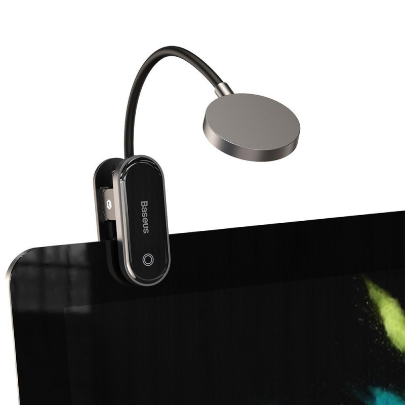 Mini šviesos LED ekrano skaitymo lempa su klipu...