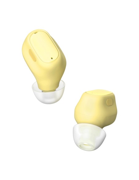 Encok WM01 TWS Bluetooth 5.3 į ausis įdedamos belaidės ausinės geltonos spalvos Encok WM01 TWS Bluetooth 5.3 į ausis įdedamos belaidės ausinės geltonos spalvos