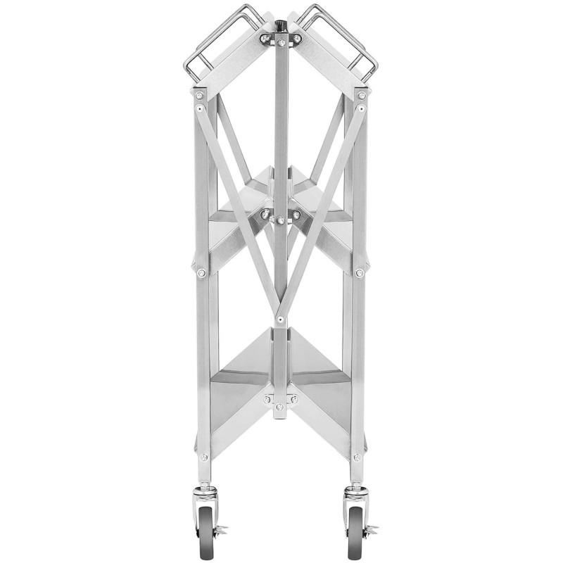 
Maitinimo padavėjo vežimėlis sulankstomas plieninis 3 lentynos 400 x 580 mm iki 90 kg

