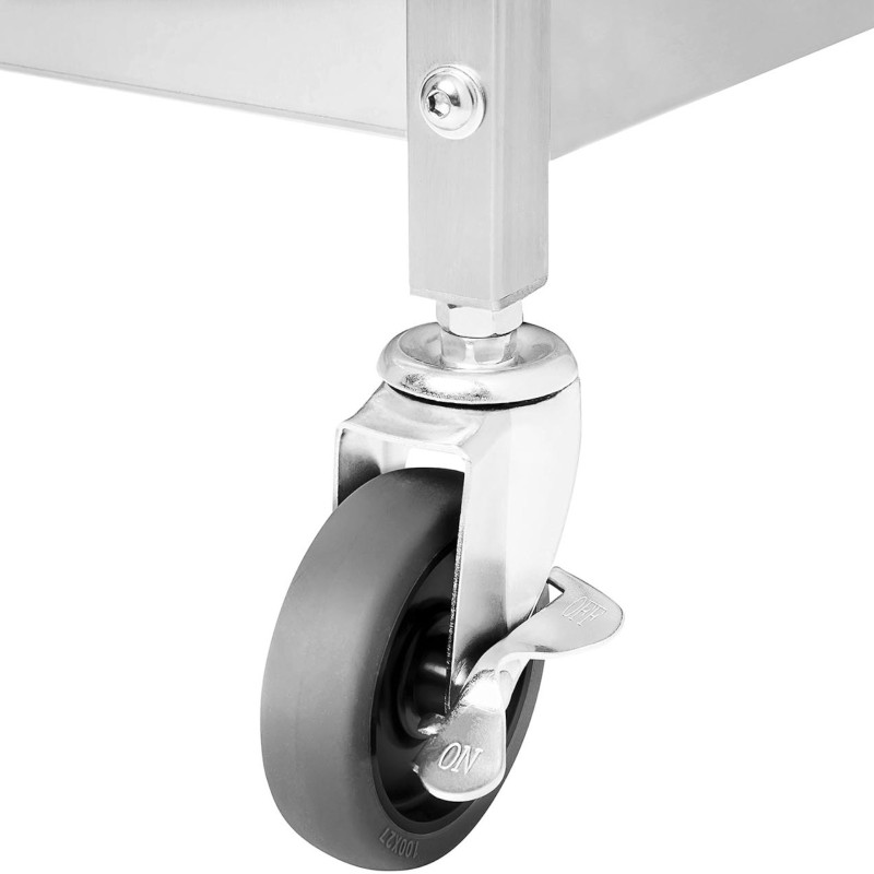 
Maitinimo padavėjo vežimėlis sulankstomas plieninis 3 lentynos 400 x 580 mm iki 90 kg
