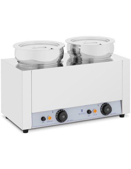 Bain marie elektrinis šildytuvas šokolado fondiu sriubos stotis 1000 W 2 x 7 l
 
Bain marie elektrinis šildytuvas šokolado fondiu sriubos stotis 1000 W 2 x 7 l
