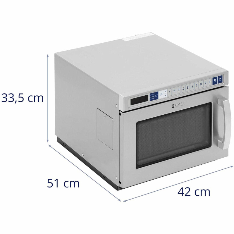 Maitinimo mikrobangų krosnelė 100 programų 3000 W 17 l