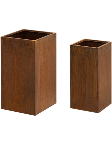 2 kvadratinių gėlių vazonų rinkinys 23x23 cm 28x28 cm - corten plieno
 
2 kvadratinių gėlių vazonų rinkinys 23x23 cm 28x28 cm - corten plieno