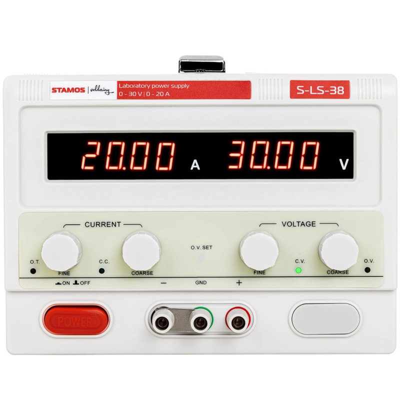 Laboratorinio aptarnavimo maitinimas 0-30 V 0-20 A DC 600 W