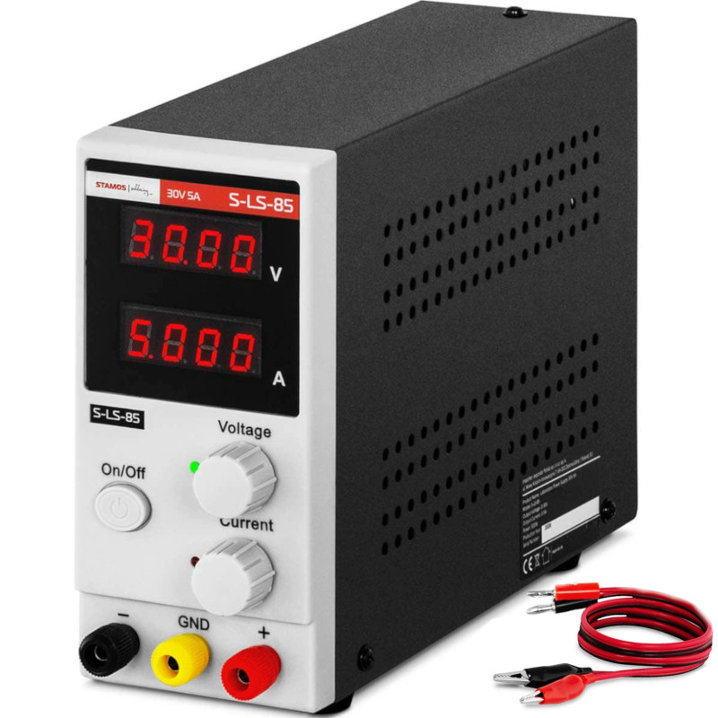 
Laboratorinio aptarnavimo maitinimas 0-30 V 0-5 A 150 W
