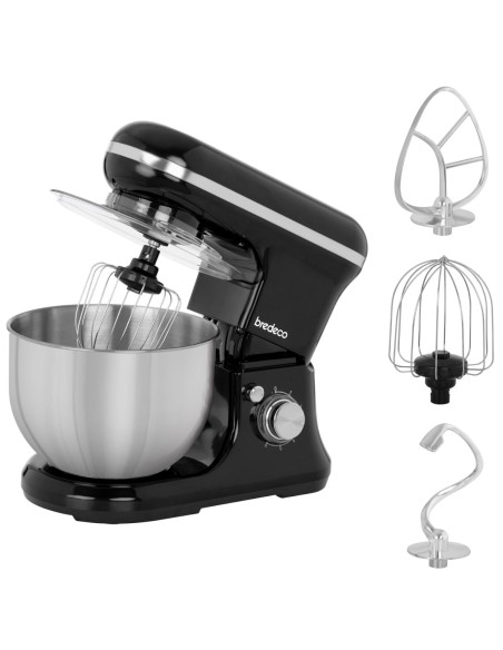 Planetinis tešlos maišytuvas 3in1 5L 1200W juodas