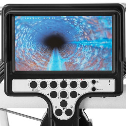 
Endoskopinė diagnostinė apžiūros kamera 12 LED LCD 7 colių SD 30 m
