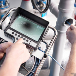 
Endoskopinė diagnostinė apžiūros kamera 12 LED LCD 7 colių SD 30 m
