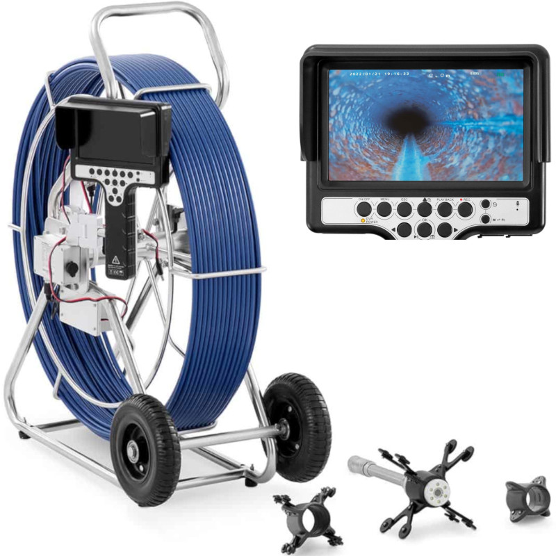 
Endoskopo diagnostikos tikrinimo kamera 6 LED LCD 7 colių SD 60 m
