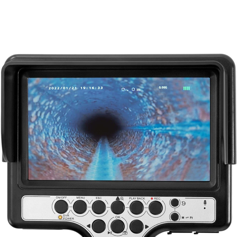Endoskopo diagnostikos tikrinimo kamera 12 LED TFT 7 colių SD 60 m