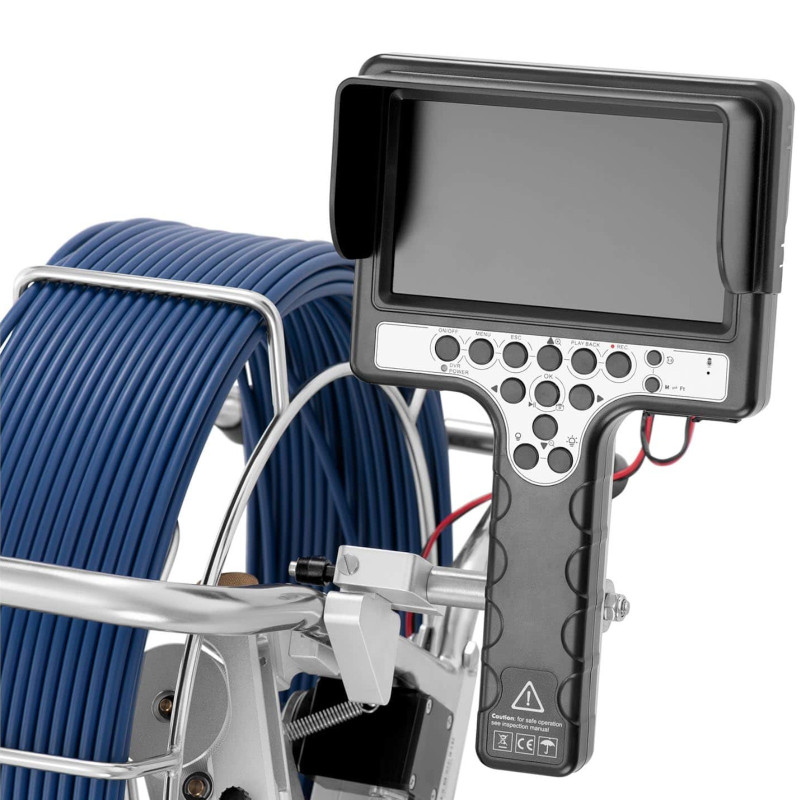 Endoskopo diagnostikos tikrinimo kamera 12 LED TFT 7 colių SD 60 m