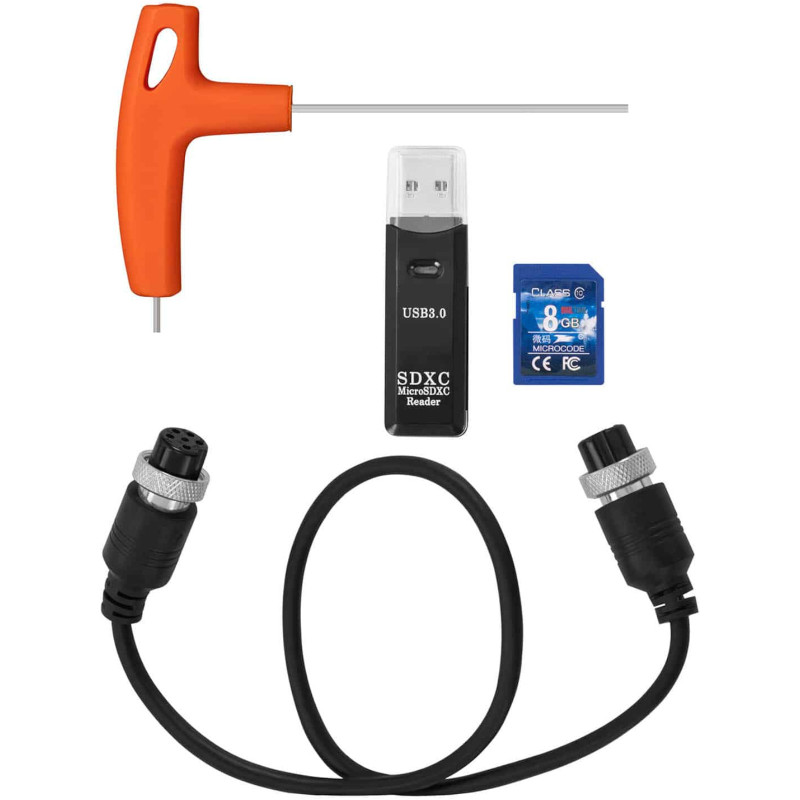 Endoskopo diagnostikos tikrinimo kamera 12 LED TFT 7 colių SD 60 m