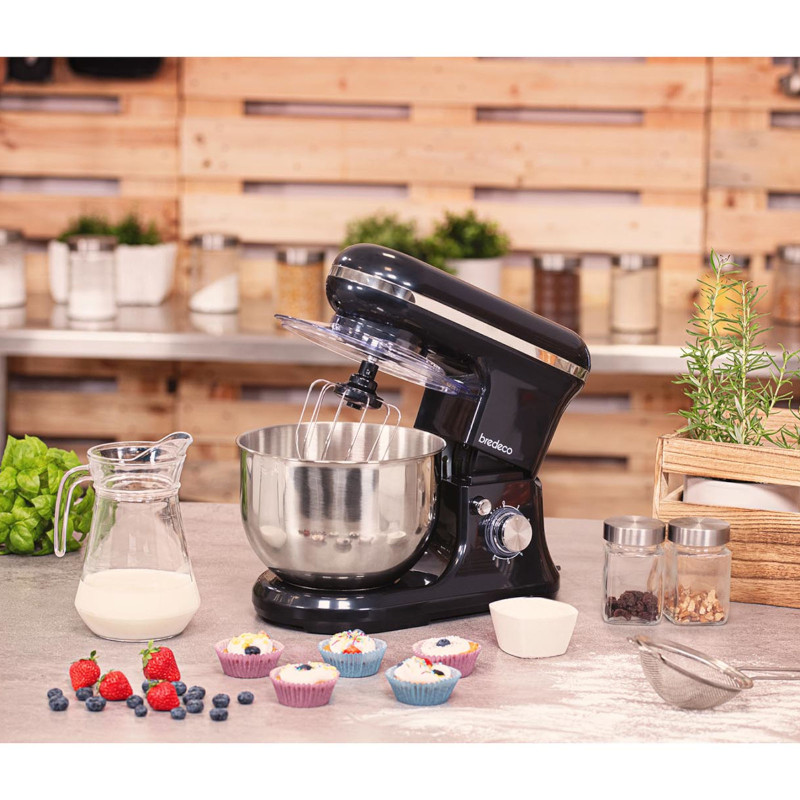 Planetinis tešlos maišytuvas 3in1 5L 1200W juodas