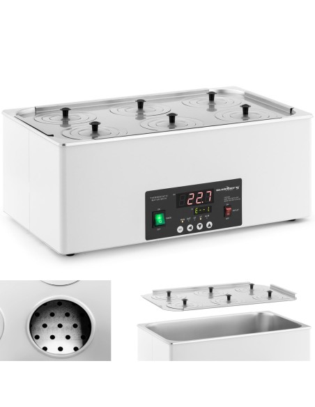 Laboratorinė vandens vonia, 6 vietų, 5-100C, 22,5 l
 
Laboratorinė vandens vonia, 6 vietų, 5-100C, 22,5 l