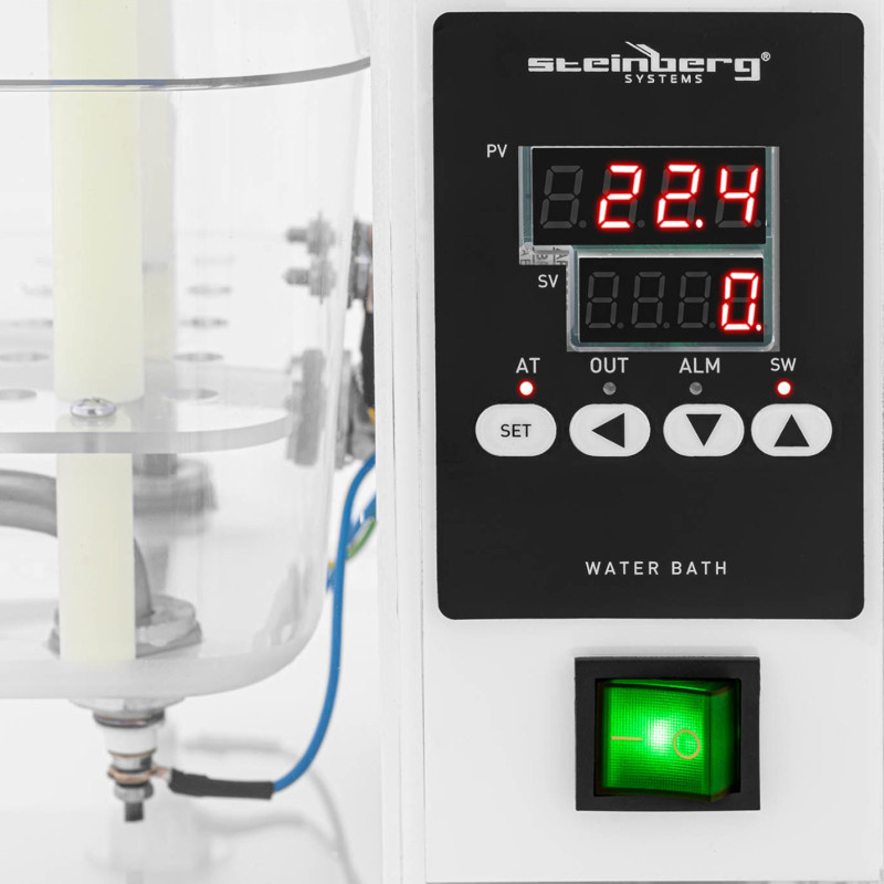Laboratorinė vandens vonelė skaidri 5-100C 9 l