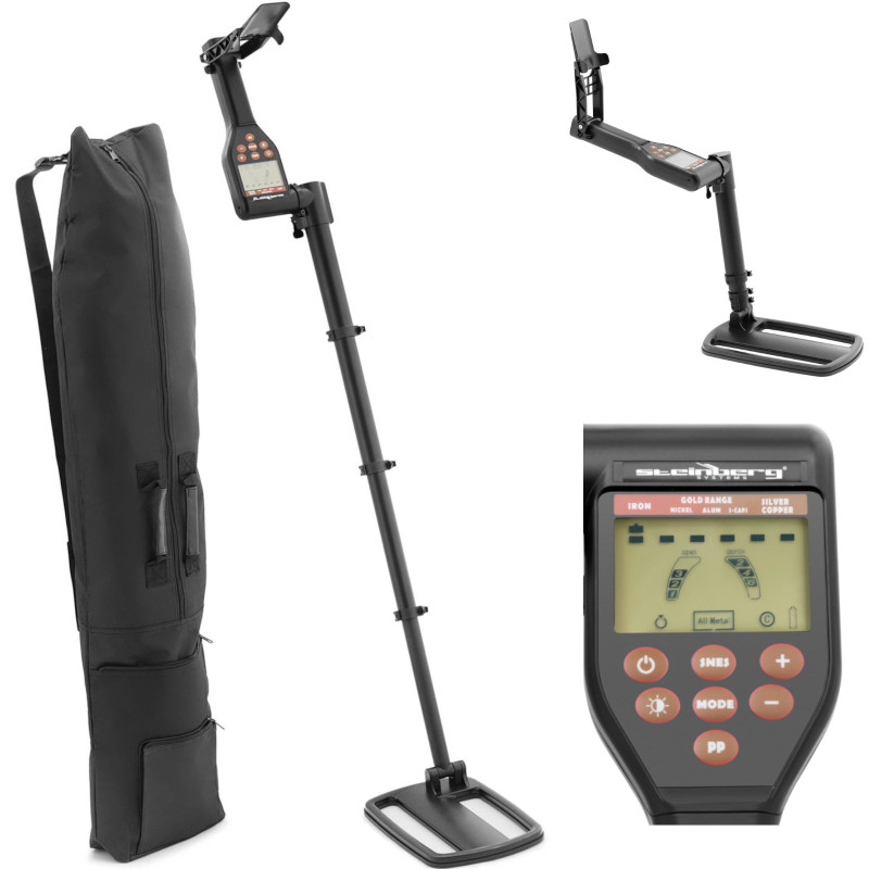 
Metalo detektorius sulankstomas iki 20 cm skersmens. ritės 24 cm 50-109 cm
