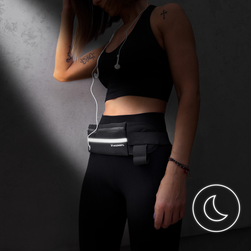 Bėgimo krepšys žalias bėgimo diržas