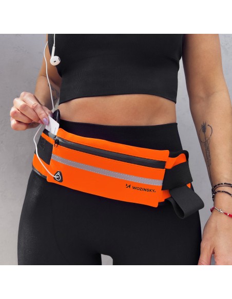 Bėgimo krepšys žalias bėgimo diržas