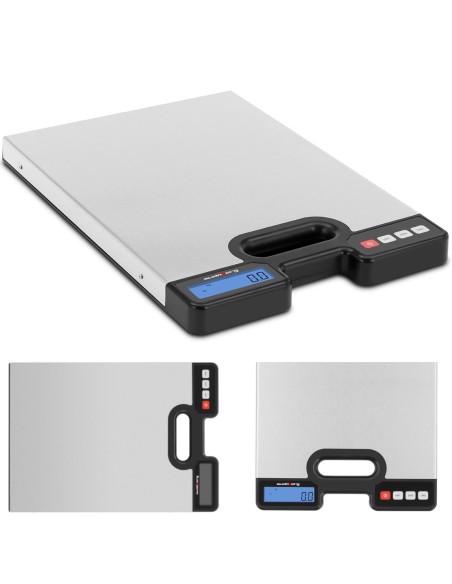 Pašto svarstyklės laiškų siuntiniams su rankena 45 x 32 cm LCD 150 kg / 100 g
 
Pašto svarstyklės laiškų siuntiniams su rankena 45 x 32 cm LCD 150 kg / 100 g
