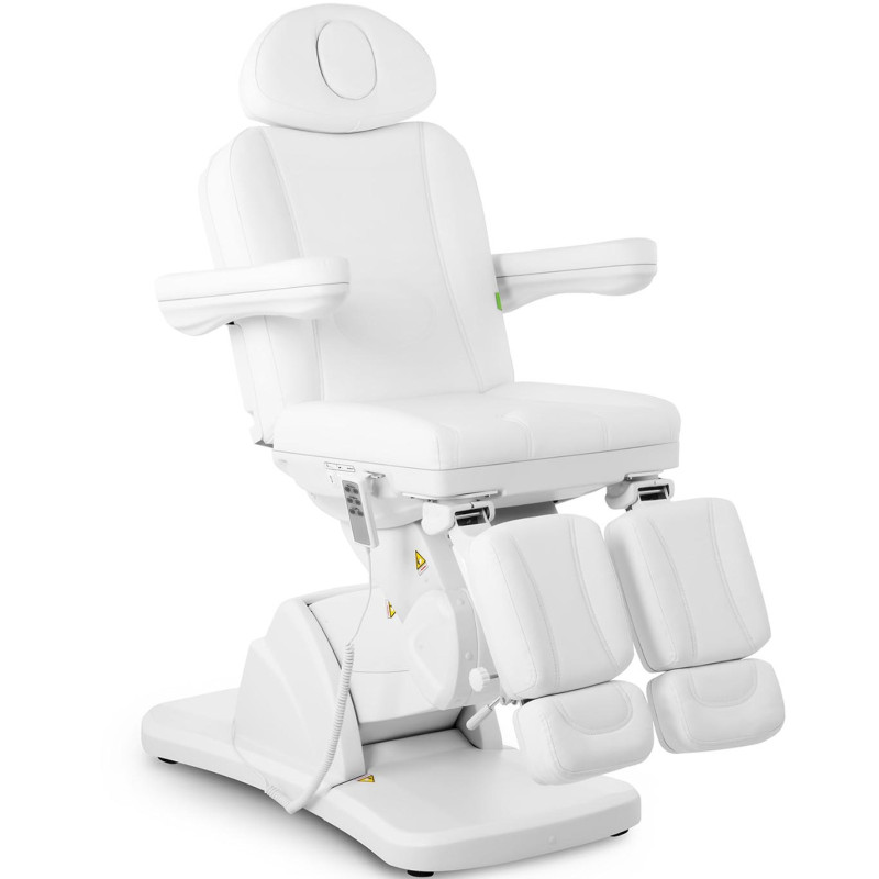 Podiatry kosmetinė kėdė tatuiruočių masažui SPA LA PAZ - balta