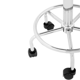 
Saddle kosmetinė taburetė ant ratų Frankfurt iki 150 kg juoda
