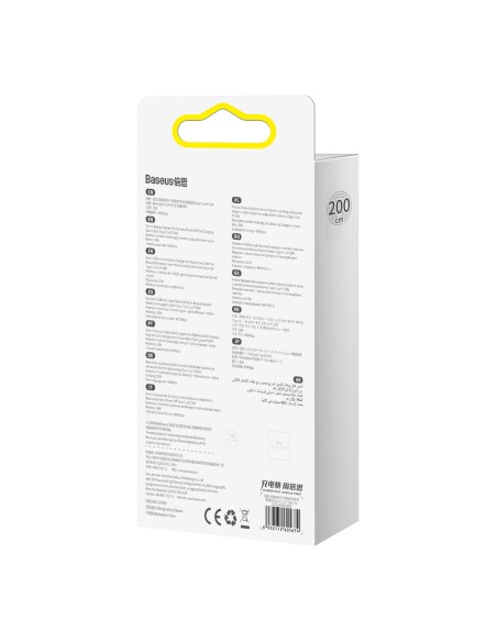 Explorer serijos kabelis USB-C laidas iPhone Lightning 20W 2m mėlynas Explorer serijos kabelis USB-C laidas iPhone Lightning 20W 2m mėlynas