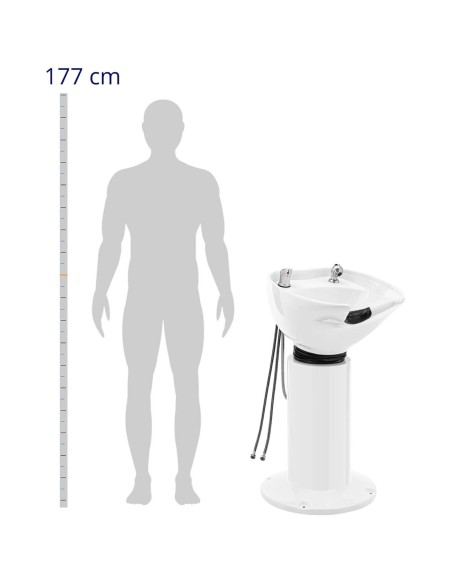 Laisvai pastatoma kirpimo mašina su čiaupu, žarna ir Physa dušu – balta
 
Laisvai pastatoma kirpimo mašina su čiaupu, žarna ir Physa dušu – balta