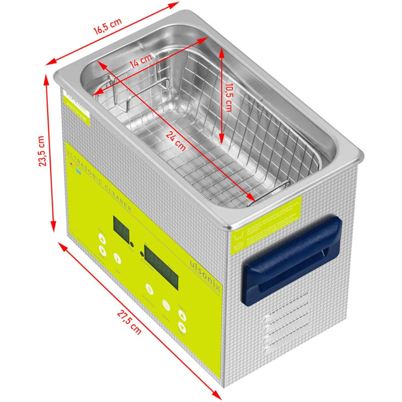 Ultragarsinis vonios valiklis LED valytuvas 3,2 l 120 W