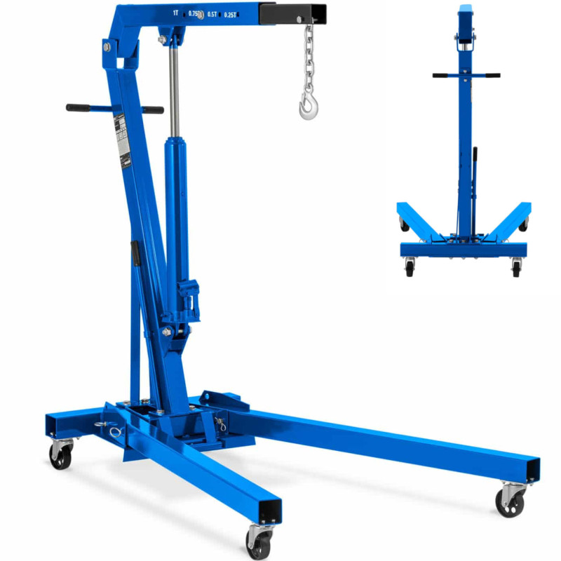 
Kranų dirbtuvių lifto variklio kranas sulankstomas iki 2120 mm 1000 kg
