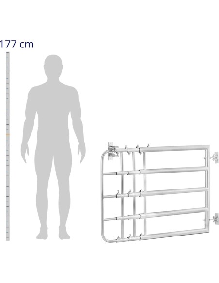 Ganyklos vartai į ūkį reguliuojami, 120 - 300 cm
 
Ganyklos vartai į ūkį reguliuojami, 120 - 300 cm