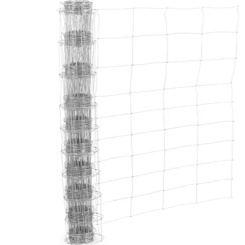 
Cinkuotas miško tvoros tinklelis, tinklelis 30 cm, aukštis 150 cm, 50 m
