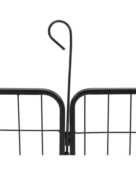 
Maniežas ir bėgimas šunims ir šuniukams su vartais, aukštis 61 cm, 8 segmentai
