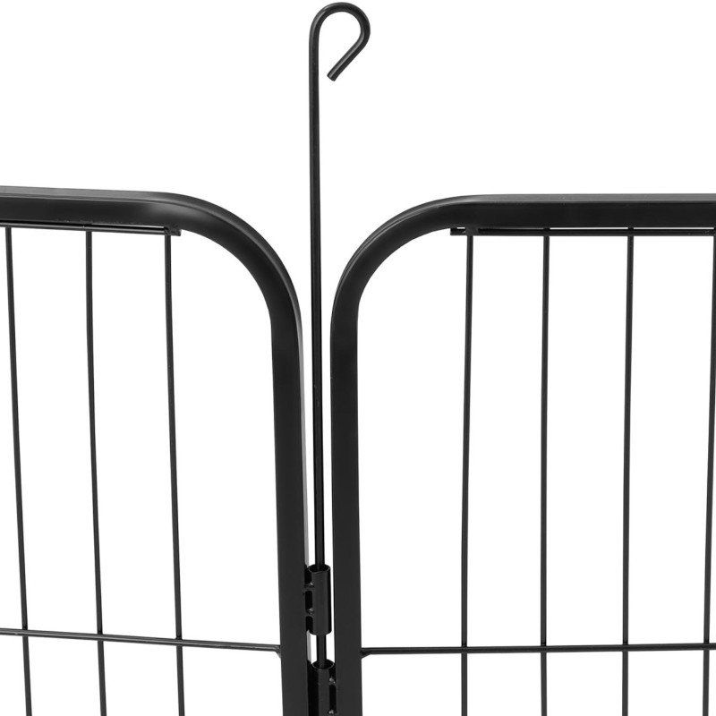 
Maniežas ir bėgimas šunims ir šuniukams su vartais, aukštis 81 cm, 8 segmentai
