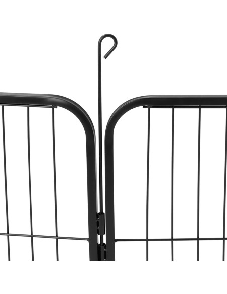 
Maniežas ir bėgimas šunims ir šuniukams su vartais, aukštis 81 cm, 8 segmentai
