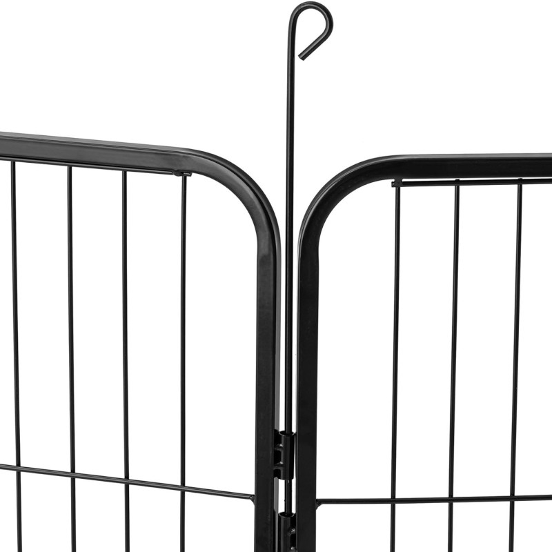 
Maniežas ir bėgimas šunims ir šuniukams su vartais, aukštis 100 cm, 8 segmentai
