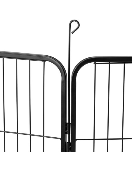 
Maniežas ir bėgimas šunims ir šuniukams su vartais, aukštis 100 cm, 8 segmentai
