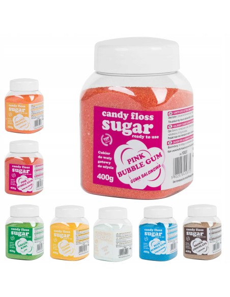 MIX Spalvotas aromatizuotas cukrus cukraus vatai RINKINYS 8x 400g
 
MIX Spalvotas aromatizuotas cukrus cukraus vatai RINKINYS 8x 400g