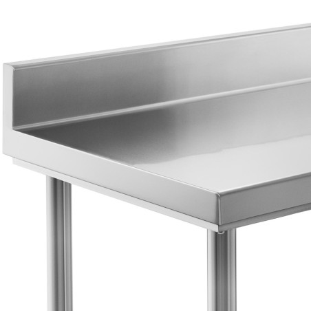 Stalas, nerūdijančio plieno, sieninis stalviršis su briauna ir lentyna 120x60cm
 
Stalas, nerūdijančio plieno, sieninis stalviršis su briauna ir lentyna 120x60cm
