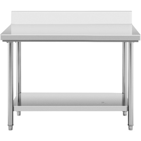 Stalas, nerūdijančio plieno, sieninis stalviršis su briauna ir lentyna 120x70cm
 
Stalas, nerūdijančio plieno, sieninis stalviršis su briauna ir lentyna 120x70cm