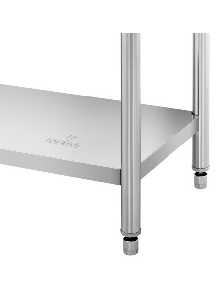 Stalas, nerūdijančio plieno, sieninis stalviršis su briauna ir lentyna 100x60cm
 
Stalas, nerūdijančio plieno, sieninis stalviršis su briauna ir lentyna 100x60cm