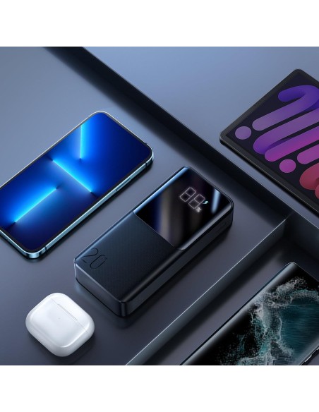 Powerbank 20000mAh 22,5W PD QC3.0 AFC juoda