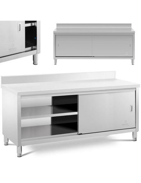 Nerūdijančio plieno pastatoma spintelė su briauna, montuojama prie sienos, stumdomos durys, 200x60cm
 
Nerūdijančio plieno pastatoma spintelė su briauna, montuojama prie sienos, stumdomos durys, 200x60cm