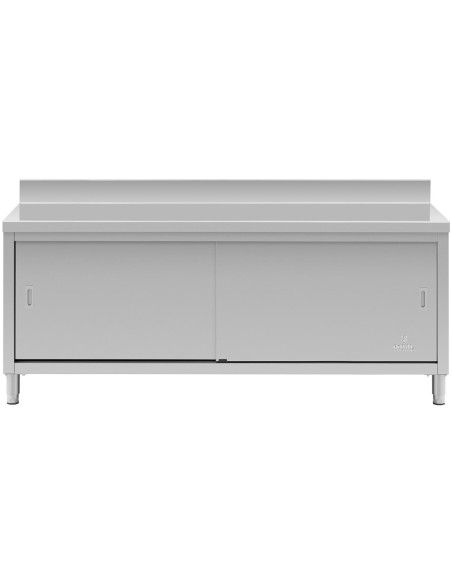 Nerūdijančio plieno pastatoma spintelė su briauna, montuojama prie sienos, stumdomos durys, 200x60cm
 
Nerūdijančio plieno pastatoma spintelė su briauna, montuojama prie sienos, stumdomos durys, 200x60cm