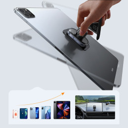 Pilkas magnetinis telefono laikiklis prietaisų skydeliui