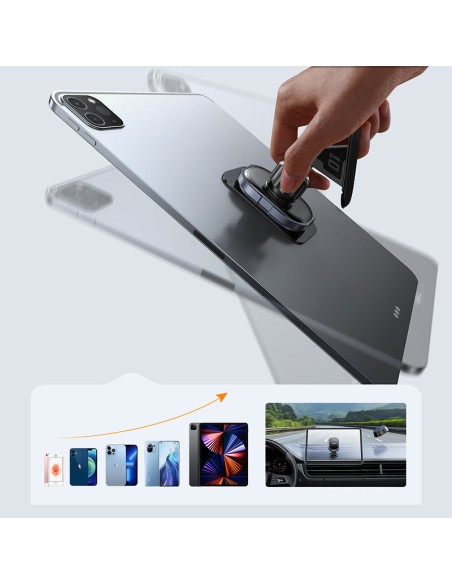 Pilkas magnetinis telefono laikiklis prietaisų skydeliui Pilkas magnetinis telefono laikiklis prietaisų skydeliui